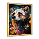 Yellow Dog floral meadows - Dog Home Decor Art
