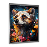 Yellow Dog floral meadows - Dog Home Decor Art