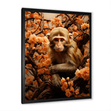 Brown Autumn Monkey Palette - Monkey Wall Decor