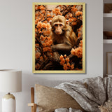 Brown Autumn Monkey Palette - Monkey Wall Decor
