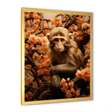 Brown Autumn Monkey Palette - Monkey Wall Decor