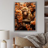 Brown Autumn Monkey Palette - Monkey Wall Decor