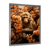 Brown Autumn Monkey Palette - Monkey Wall Decor