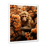 Brown Autumn Monkey Palette - Monkey Wall Decor