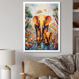 Yellow Animal Playground Nursery - Yellow Animal Nursery Wall Art