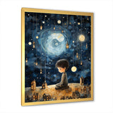 Childs moonlight Nursery 4 - Fantasy Canvas Wall Art