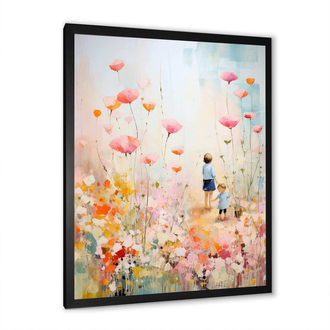 Whimsical Kids floral Haven II - Fantasy Canvas Wall Art