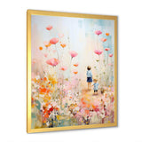 Whimsical Kids floral Haven II - Fantasy Canvas Wall Art