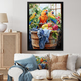 Yellow Parrot Paradise - Yellow Parrot Wall Art