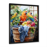 Yellow Parrot Paradise - Yellow Parrot Wall Art