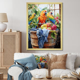 Yellow Parrot Paradise - Yellow Parrot Wall Art
