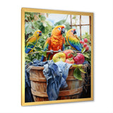 Yellow Parrot Paradise - Yellow Parrot Wall Art