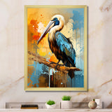 Feathered Pelican elegance - Pelican Wall Decor