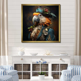 Pirates Parrot feathered buccaneer I - People Canvas Wall Art