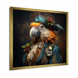 Pirates Parrot feathered buccaneer I - People Canvas Wall Art