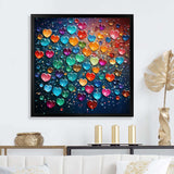 Colorful Love balloon Street art I - Fashion Canvas Wall Art