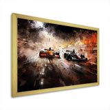 Formula one speed car Speedway Fury 3 - Architecture Canvas Wall Art