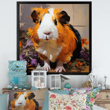 Pop Art Guinea Pig rodent - Rodent Home Decor Art