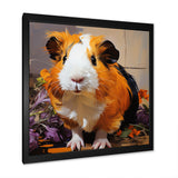 Pop Art Guinea Pig rodent - Rodent Home Decor Art