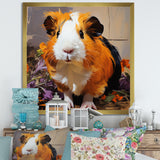 Pop Art Guinea Pig rodent - Rodent Home Decor Art