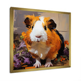 Pop Art Guinea Pig rodent - Rodent Home Decor Art