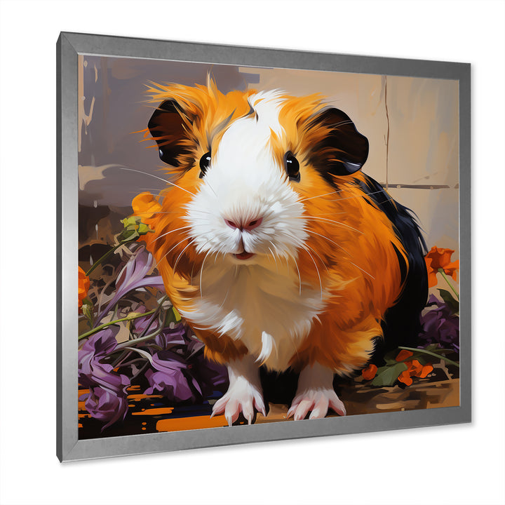 Pop Art Guinea Pig rodent - Rodent Home Decor Art