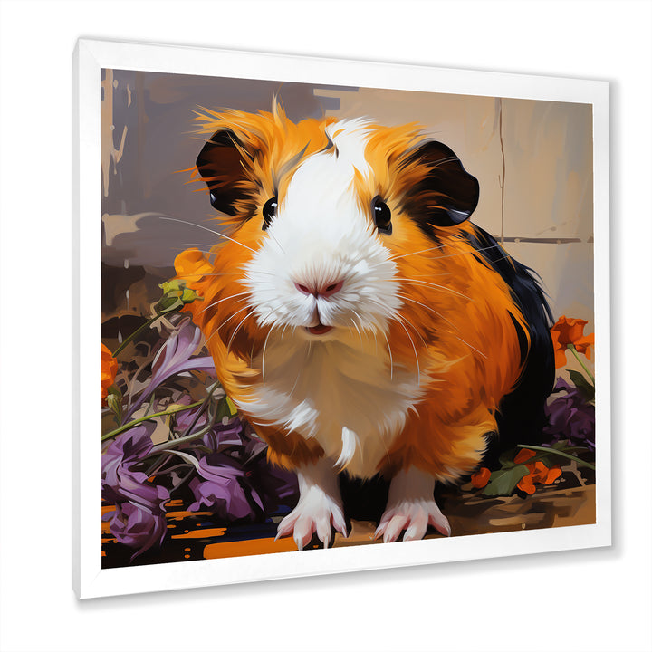 Pop Art Guinea Pig rodent - Rodent Home Decor Art