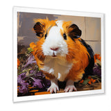 Pop Art Guinea Pig rodent - Rodent Home Decor Art