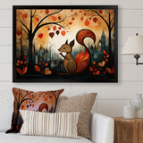Squirrel landscape for nursery - Squirrel Living Room Wall Art