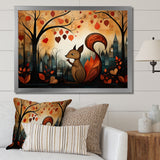 Squirrel landscape for nursery - Squirrel Living Room Wall Art