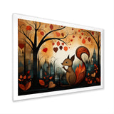Squirrel landscape for nursery - Squirrel Living Room Wall Art