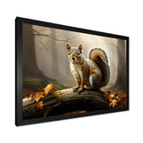 Photo of Squirrel in Autumn - Squirrel Home Decor Art