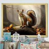 Photo of Squirrel in Autumn - Squirrel Home Decor Art