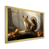 Photo of Squirrel in Autumn - Squirrel Home Decor Art