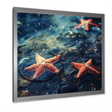 Yellow Oceanic starfish romance photo - Starfish Wall Art Prints