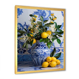 Greek tiles still life kitchen III - Geometric Canvas Wall Art