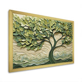 Tree American Basswood collage 3 - Landscapes Canvas Wall Art