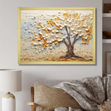 Minimalism American Basswood Tree IV - Landscapes Canvas Wall Art