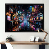 Neon Arcade video game dream - Fashion Canvas Wall Art