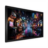 Neon Arcade video game dream - Fashion Canvas Wall Art