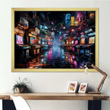 Neon Arcade video game dream - Fashion Canvas Wall Art