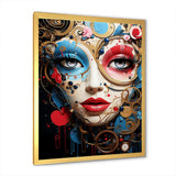 Pop Art Elegance portrait of woman - Fashion Canvas Wall Art