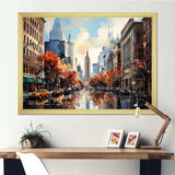 Autumn New York City breeze - Cityscapes Canvas Wall Art