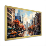 Autumn New York City breeze - Cityscapes Canvas Wall Art