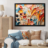 Colorful Abstract liquid art swirls III - Abstract Canvas Wall Art