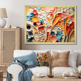 Colorful Abstract liquid art swirls III - Abstract Canvas Wall Art