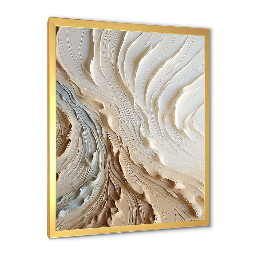 White and gold champagne flow III - Food &amp; Beverage Canvas Wall Art