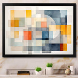 Multicolor cubes patterns IV - Abstract Canvas Wall Art