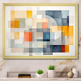 Multicolor cubes patterns IV - Abstract Canvas Wall Art