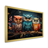 Stalking forest owls - Owl Wall Art Prints